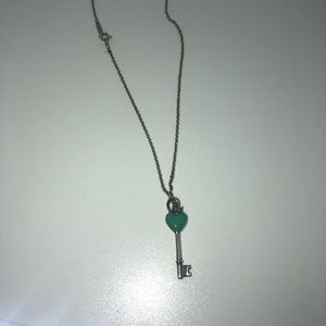 Authentic Tiffany & Co key necklace and chain